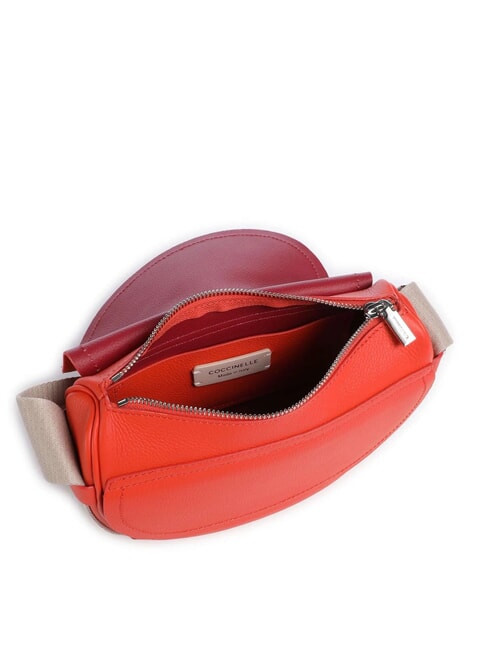 RAQUEL S Mini shoulder bag, in leather gazpacho - Women&rsquo;s Bags
