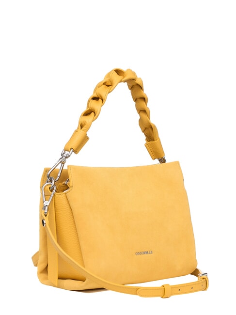 BOHEME SUEDE BIMATERIAL  Mini Handbag, with shoulder strap sunny - Women’s Bags