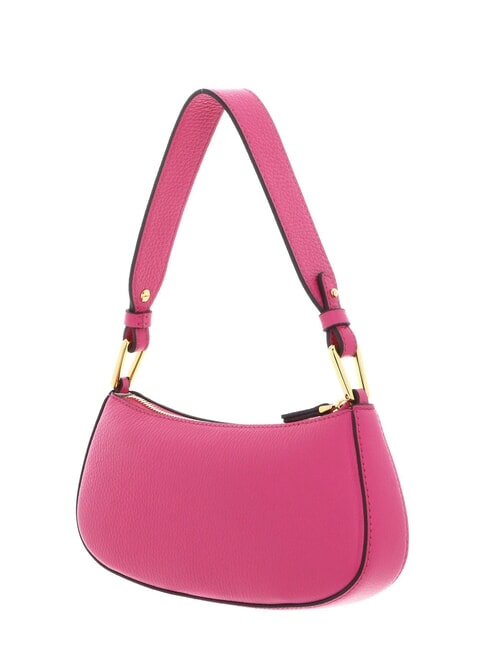 MERVEILLE Shoulder bag in textured leather new fuchsia - Women&rsquo;s Bags