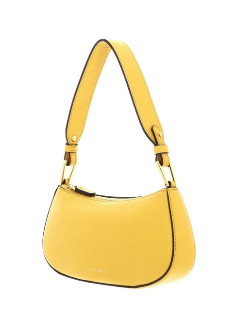 MERVEILLE Shoulder bag in textured leather sunny - Women&rsquo;s Bags