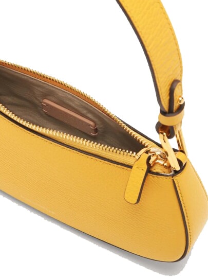 MERVEILLE Shoulder bag in textured leather sunny - Women&rsquo;s Bags
