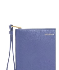 COCCINELLE ALIAS Leather clutch bag blue - Women’s Bags - 3