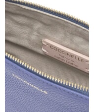 COCCINELLE ALIAS Leather clutch bag blue - Women’s Bags - 4