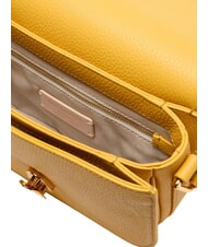 COCCINELLE DEW Hammered leather shoulder bag sunny - Women’s Bags - 5