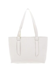 COCCINELLE MALORY  Leather shopping bag white - Women’s Bags - 4