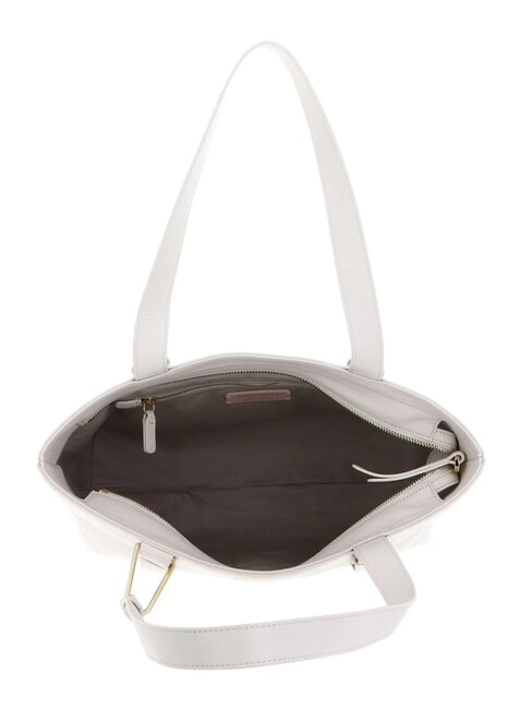 MALORY  Leather shopping bag white - Women’s Bags