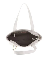 COCCINELLE MALORY  Leather shopping bag white - Women’s Bags - 5