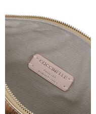 COCCINELLE ALIAS Leather clutch bag golden - Women’s Bags - 3