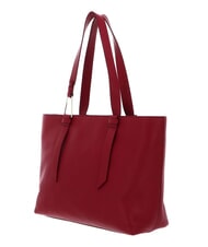 COCCINELLE MALORY  Shoulder shopper, in leather sangria - Women’s Bags - 3