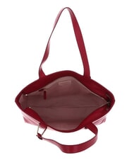 COCCINELLE MALORY  Shoulder shopper, in leather sangria - Women’s Bags - 5