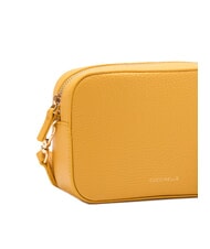 COCCINELLE TEBE Shoulder bag in textured leather sunny - Women’s Bags - 3