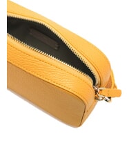 COCCINELLE TEBE Shoulder bag in textured leather sunny - Women’s Bags - 5