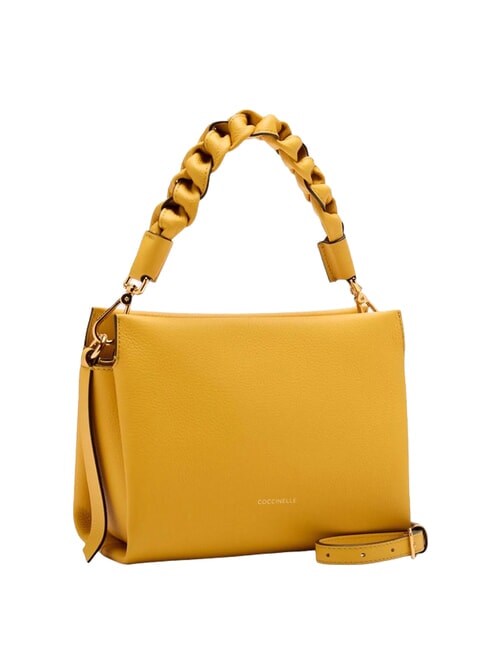 BOHEME GRANA DOUBLE Handbag, with shoulder strap, in leather sunny - Women&rsquo;s Bags