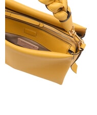 COCCINELLE BOHEME GRANA DOUBLE Handbag, with shoulder strap, in leather sunny - Women&rsquo;s Bags - 4
