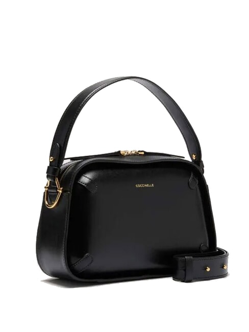 MALETA CALF COC Leather shoulder bag with shoulder strap Black - Women&rsquo;s Bags