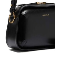 COCCINELLE MALETA CALF COC Leather shoulder bag with shoulder strap Black - Women&rsquo;s Bags - 3