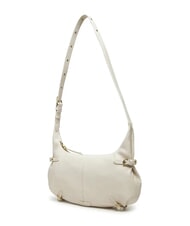COCCINELLE ABIGAIL Hammered leather shoulder bag white - Women’s Bags - 2