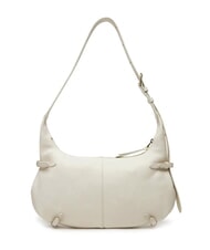 COCCINELLE ABIGAIL Hammered leather shoulder bag white - Women’s Bags - 3