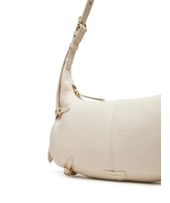 COCCINELLE ABIGAIL Hammered leather shoulder bag white - Women’s Bags - 4