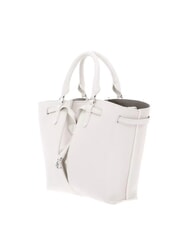 COCCINELLE FLORES Small hammered leather tote bag white - Women&rsquo;s Bags - 2