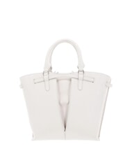 COCCINELLE FLORES Small hammered leather tote bag white - Women&rsquo;s Bags - 3