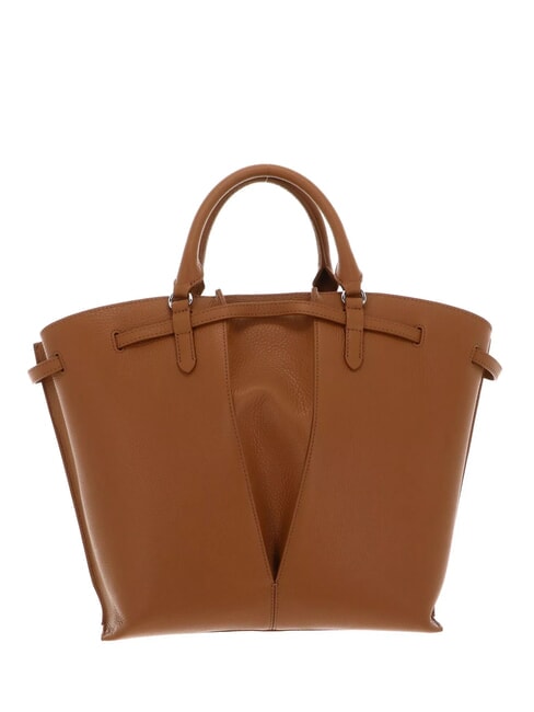 FLORES Medium hammered leather tote bag CUIR - Women&rsquo;s Bags