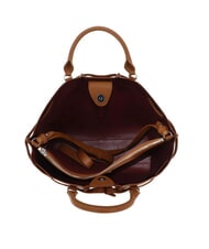 COCCINELLE FLORES Medium hammered leather tote bag CUIR - Women&rsquo;s Bags - 6