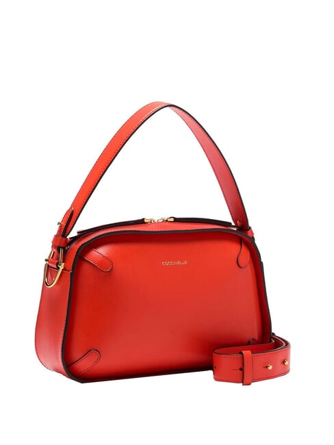 CAMPIONARIO - MALETA CALF COC Leather shoulder bag with shoulder strap gazpacho - Women&rsquo;s Bags
