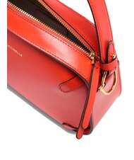 COCCINELLE MALETA CALF COC Leather shoulder bag with shoulder strap gazpacho - Women’s Bags - 3