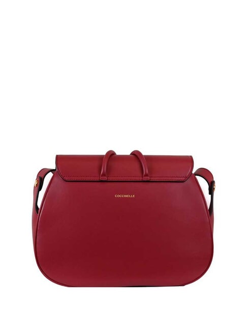 CARMY Leather shoulder bag sangria - Women’s Bags