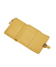 COCCINELLE CAMPUS Compact wallet in hammered leather - Women’s Wallets