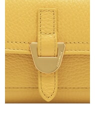 COCCINELLE CAMPUS Compact wallet in hammered leather sunny - Women&rsquo;s Wallets - 3