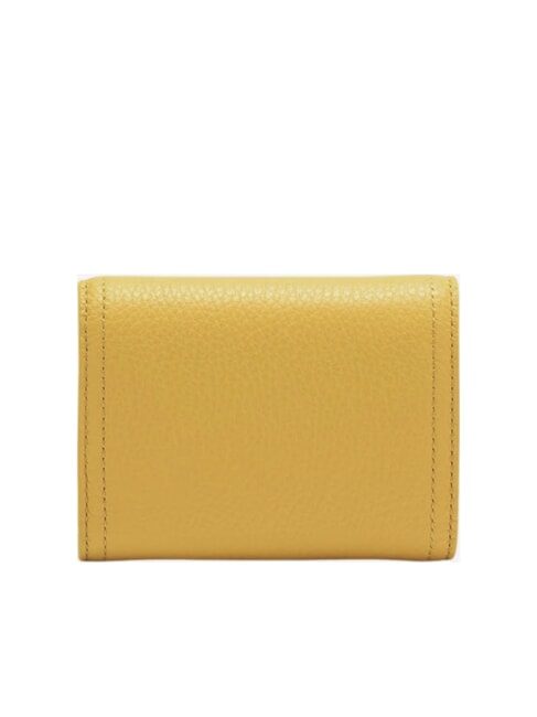 CAMPUS Compact wallet in hammered leather sunny - Women&rsquo;s Wallets