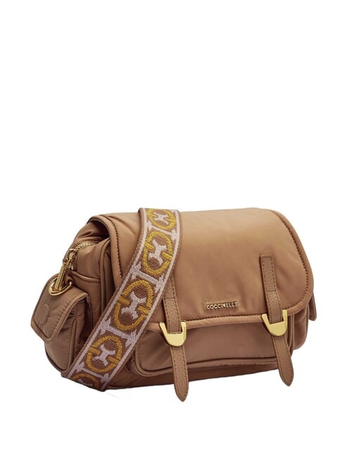 CAMPUS PUFFY NY Nylon and leather shoulder bag skin - Women’s Bags