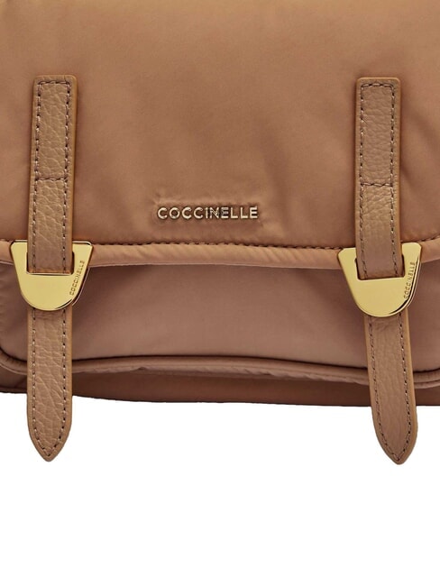 CAMPUS PUFFY NY Nylon and leather shoulder bag skin - Women’s Bags