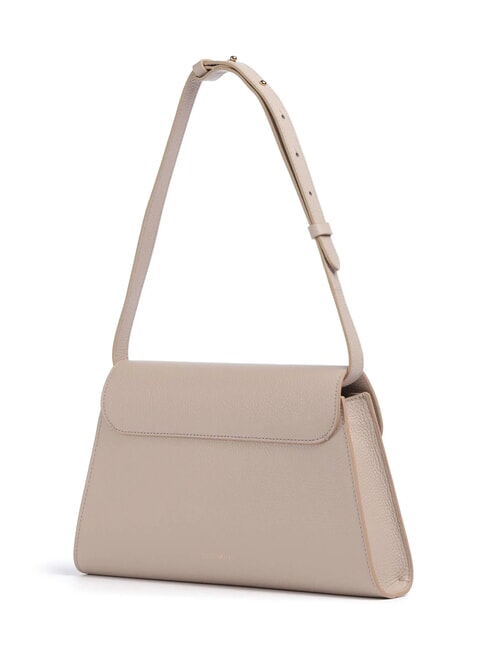 DEW Medium shoulder bag in hammered leather rosette - Women&rsquo;s Bags