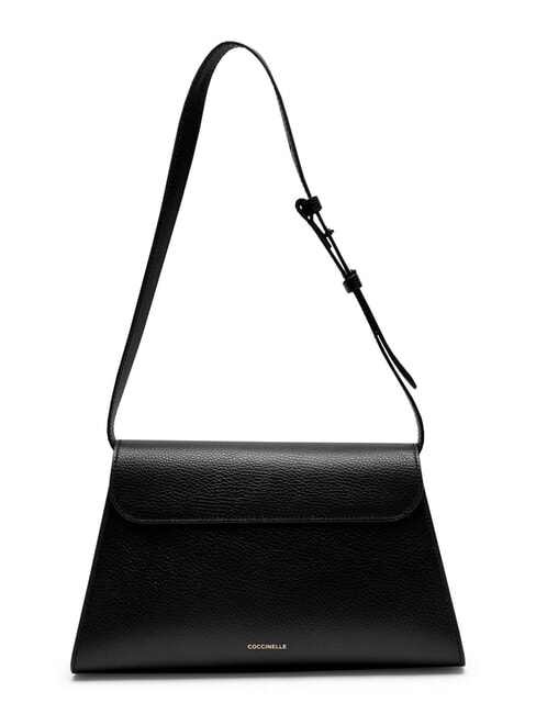 DEW Medium shoulder bag in hammered leather Black - Women’s Bags