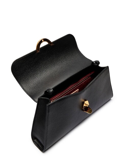 DEW Medium shoulder bag in hammered leather Black - Women’s Bags