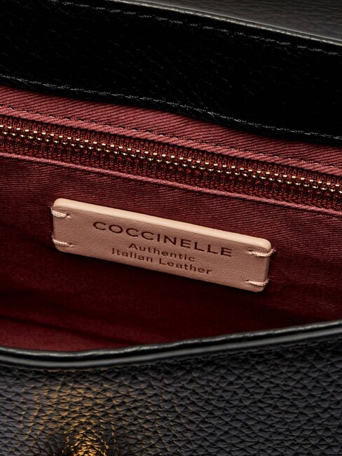 DEW Medium shoulder bag in hammered leather Black - Women’s Bags