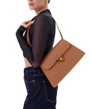 COCCINELLE DEW Medium shoulder bag in hammered leather skin - Women&rsquo;s Bags - 5