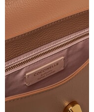 COCCINELLE DEW Medium shoulder bag in hammered leather skin - Women&rsquo;s Bags - 6