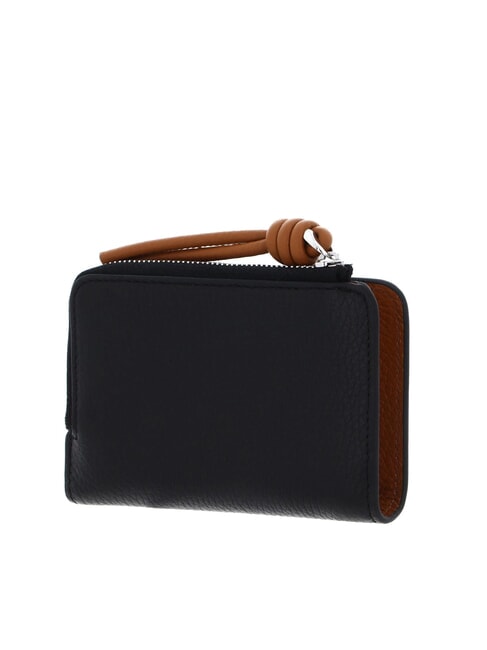 MYRTHA MAXI LOG Medium zip-around leather wallet noir/cuir - Women’s Wallets