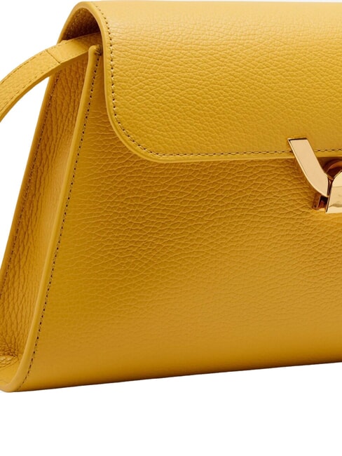 DEW Medium shoulder bag in hammered leather sunny - Women&rsquo;s Bags