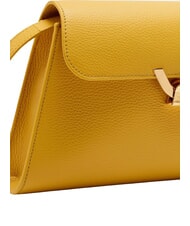 COCCINELLE DEW Medium shoulder bag in hammered leather sunny - Women&rsquo;s Bags - 3