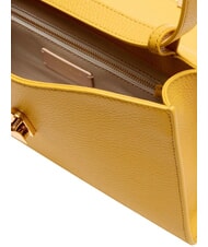 COCCINELLE DEW Medium shoulder bag in hammered leather sunny - Women&rsquo;s Bags - 5