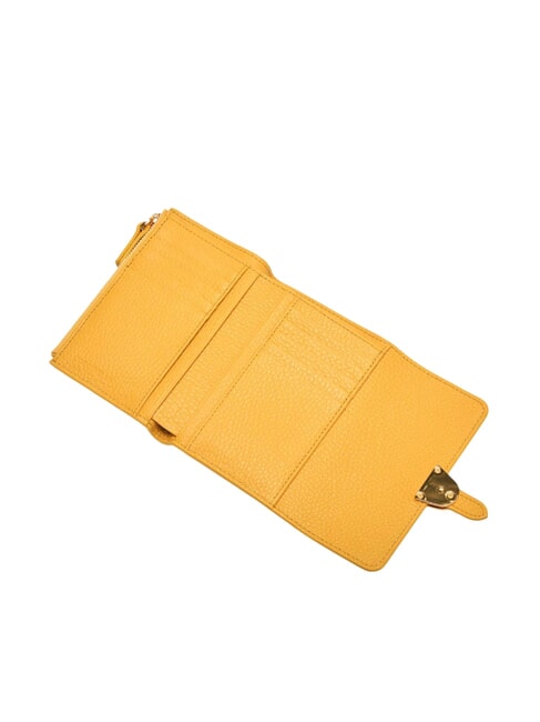 CAMPUS Medium hammered leather wallet sunny - Women&rsquo;s Wallets