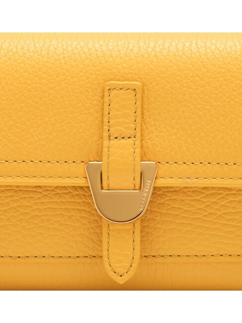 CAMPUS Medium hammered leather wallet sunny - Women&rsquo;s Wallets