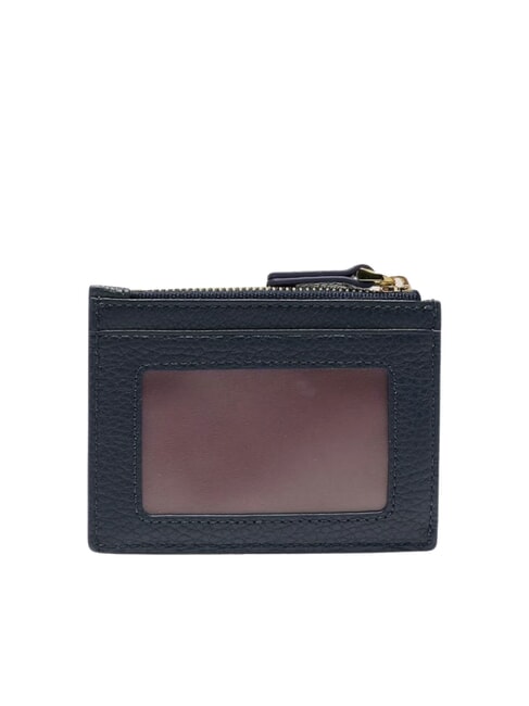 DEW Leather card holder with coin purse midnight blue - Women&rsquo;s Wallets