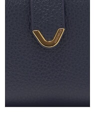 COCCINELLE DEW Medium hammered leather wallet midnight blue - Women’s Wallets - 3