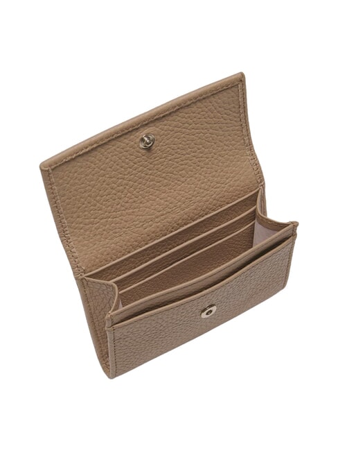 METALLIC SOFT Hammered leather card holder skin - Women’s Wallets